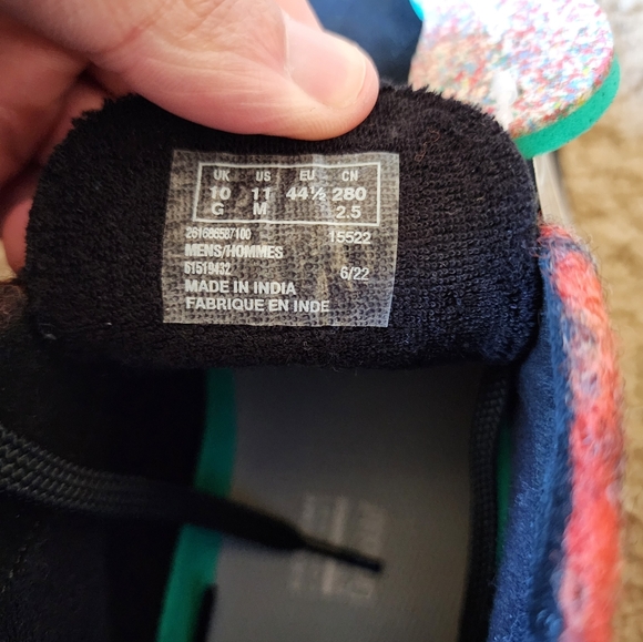 Clarks Bushacre 3 chukka boots black red wool suede lace aztec 15522 - Picture 9 of 9